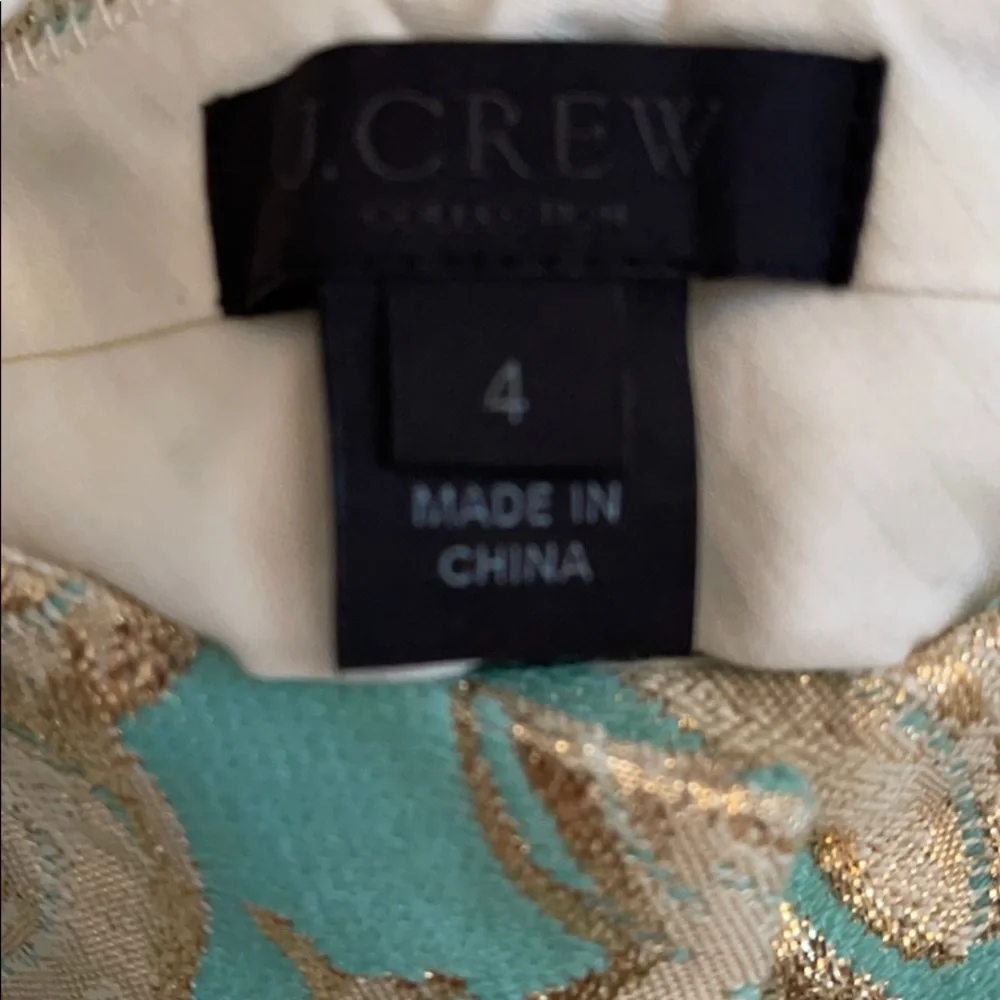 Jacquard cropped pants